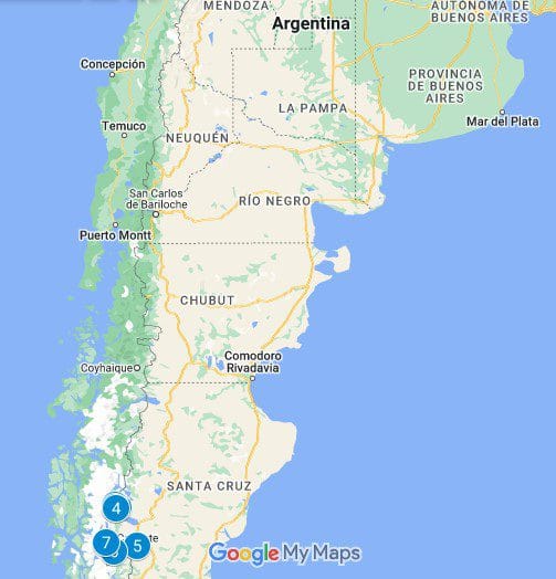 los glaciares national park